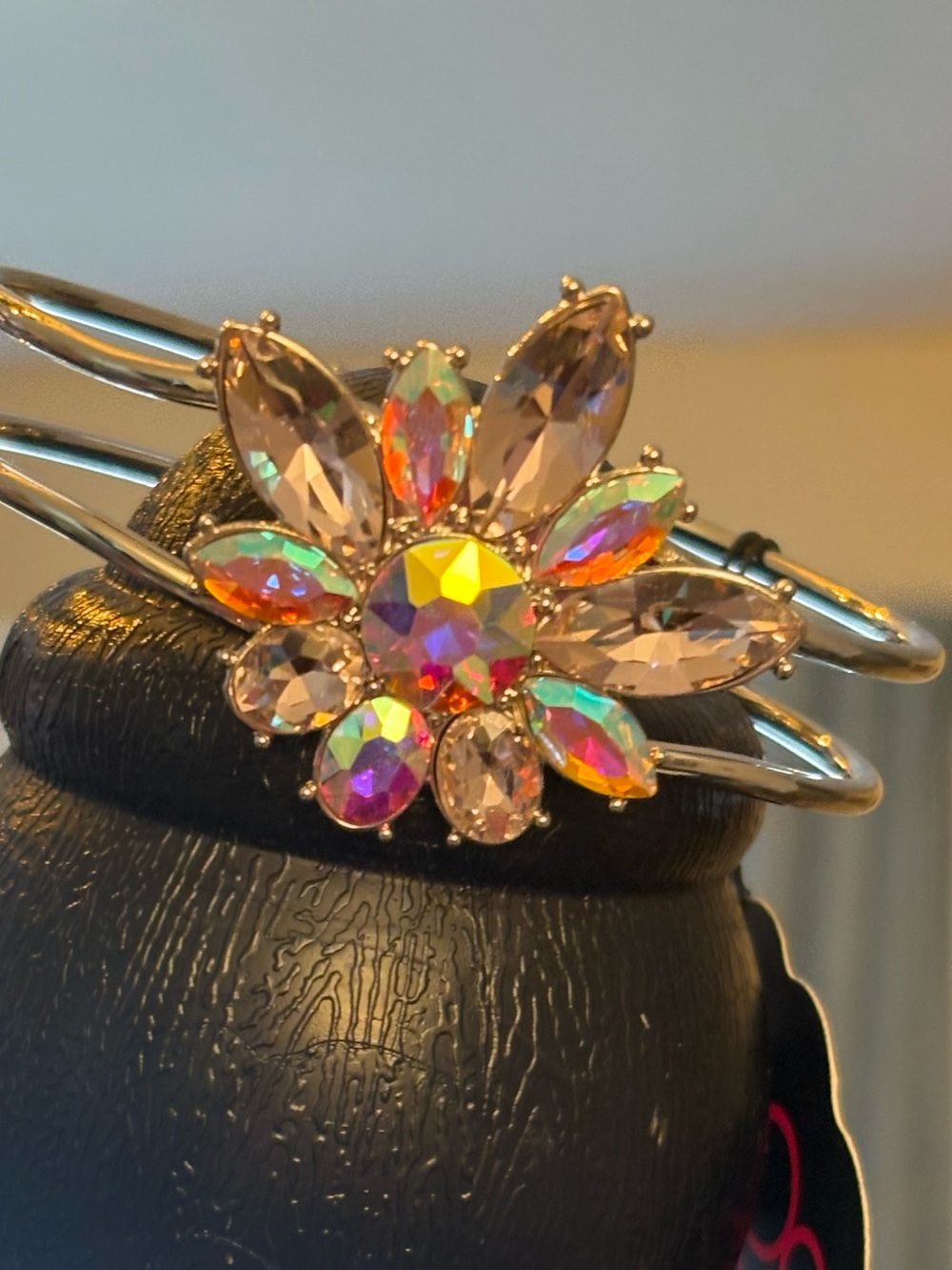 Aurora Crystal Flower Bracelet - Multicolor